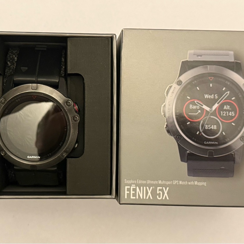 Garmin Black Smartwatch Premium Fitness Tracker